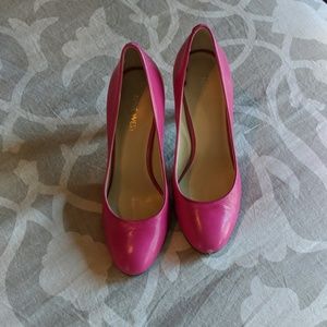 Pink heels! So fun!!